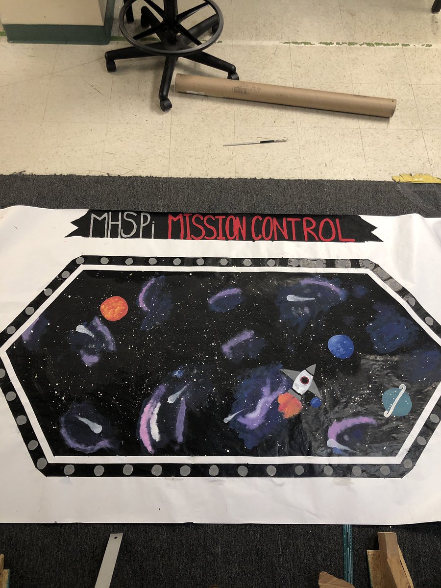 Huge shoutout to the girls on our business team for creating this masterpiece! 
#tminus2days #FRC #gorlpower #DEEPSPACE2019 #MHSPi