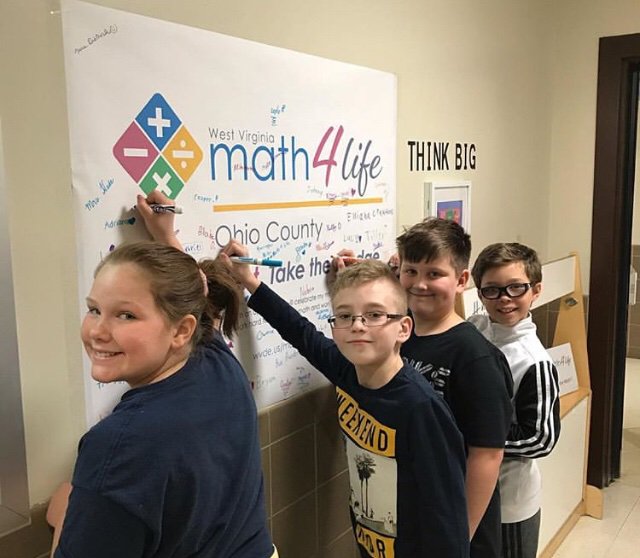OhioCounty1's tweet image. Steenrod Elementary School students are taking the Math4Life pledge!!!
#Math4LifeWV
#TogetherWeAchieve
