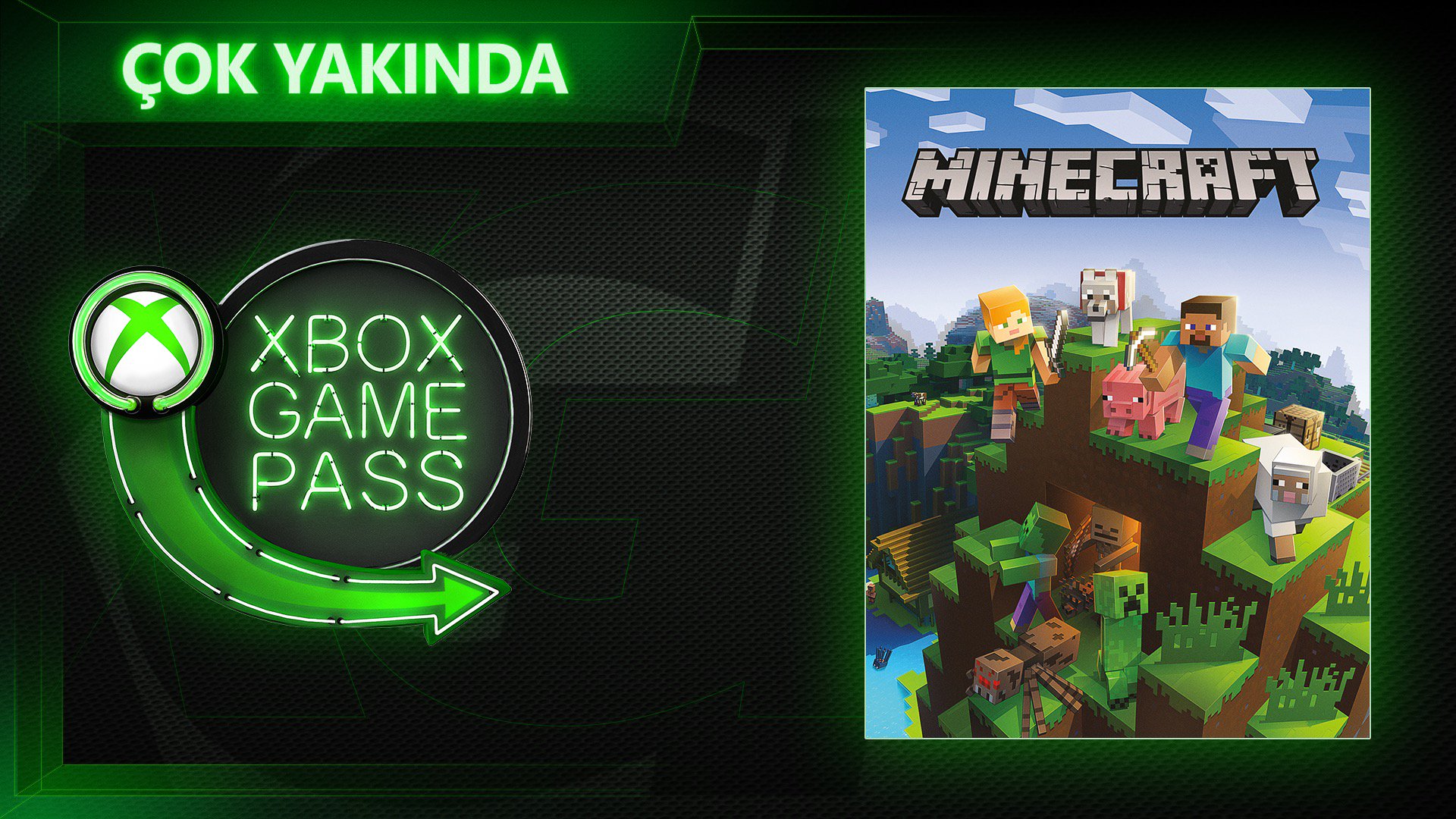 Игры xbox minecraft. Xbox game Pass. Майнкрафт хбокс гейм пасс. Xbox game Pass майнкрафт. Coming soon игра.