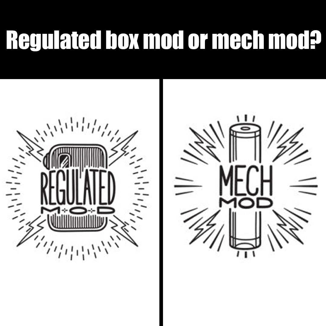 OFRFbrand's tweet image. Regulated box mod or mech mod?

#OFRF #OFRFstyle #mechmod #regulatedboxmod