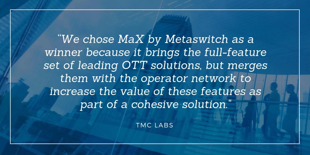 metaswitch's tweet photo. #MaxbyMetaswitch wins #UC Innovation Award. Read more about why TMC Labs selected MaX as its winner here: https://t.co/o4qq7at8z5 https://t.co/kBaaKBw0AT