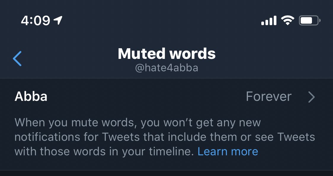 hate4abba's tweet image. At long last, I have transformed Twitter into a personal safe space