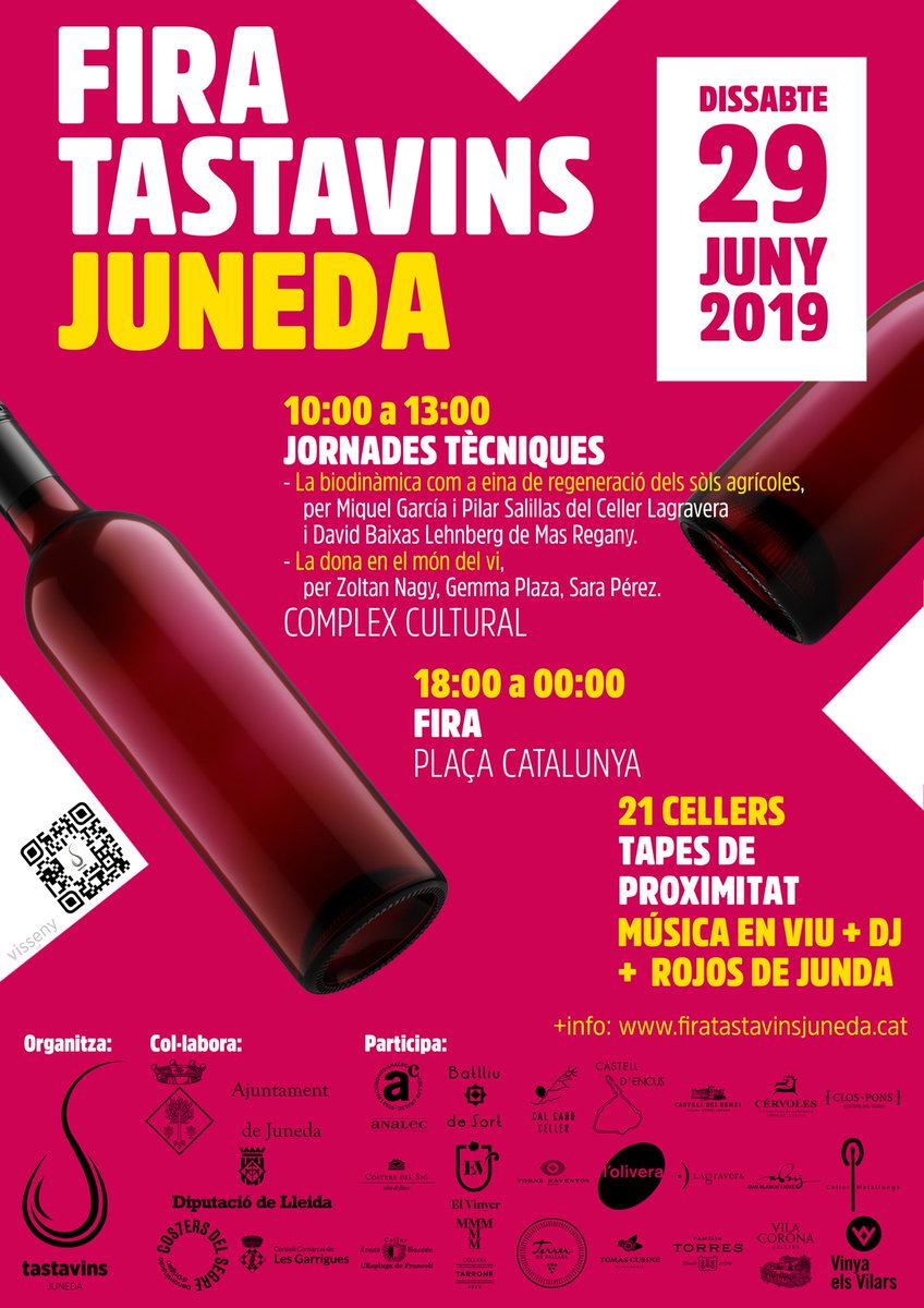 TastaVins Juneda (@tastavinsjuneda) on Twitter photo Reserva el 29 de juny a la teva agenda. Reserva el 29 de juny a la teva agenda.