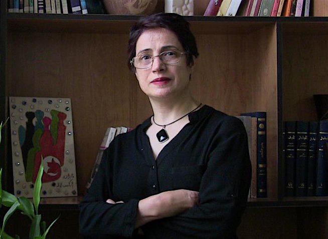 WomenintheWorld's tweet photo. Iranian lawyer who defended women’s right to remove hijab gets 38 years, 148 lashes:
https://t.co/JGe2wpJU7B https://t.co/YWH7BaEiMP