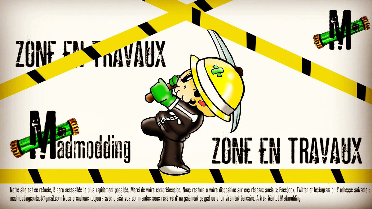 Madmodding1's tweet photo. Notre site est en maintenance mais la team est toujours disponible pour toutes vos demandes sur nos réseaux sociaux.
À très vite 😉
#madmodding #modding #Chibi #pc #custom #maintenance #design #hardware #mods #gpu #website #pccase #picoftheday #pic #Gaming https://t.co/ywp4FDprnj