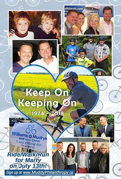 TerryMudryk's tweet photo. We are cycling/ walking / jogging for
Marty Mudryk 💙
Join Bryan Mudryk, Robby Williams & Ryan Rishaug
Who are you riding for ?
https://t.co/MvMX1pJjkX
https://t.co/LgWBScSlje
#helpingcancerpatients #changinglifestyles #joinmyfamily #Martyslegacy https://t.co/RgxtJqDqII
