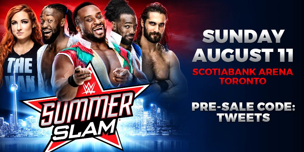 WWE on Twitter "The SummerSlam presale starts TOMORROW at 10am ET