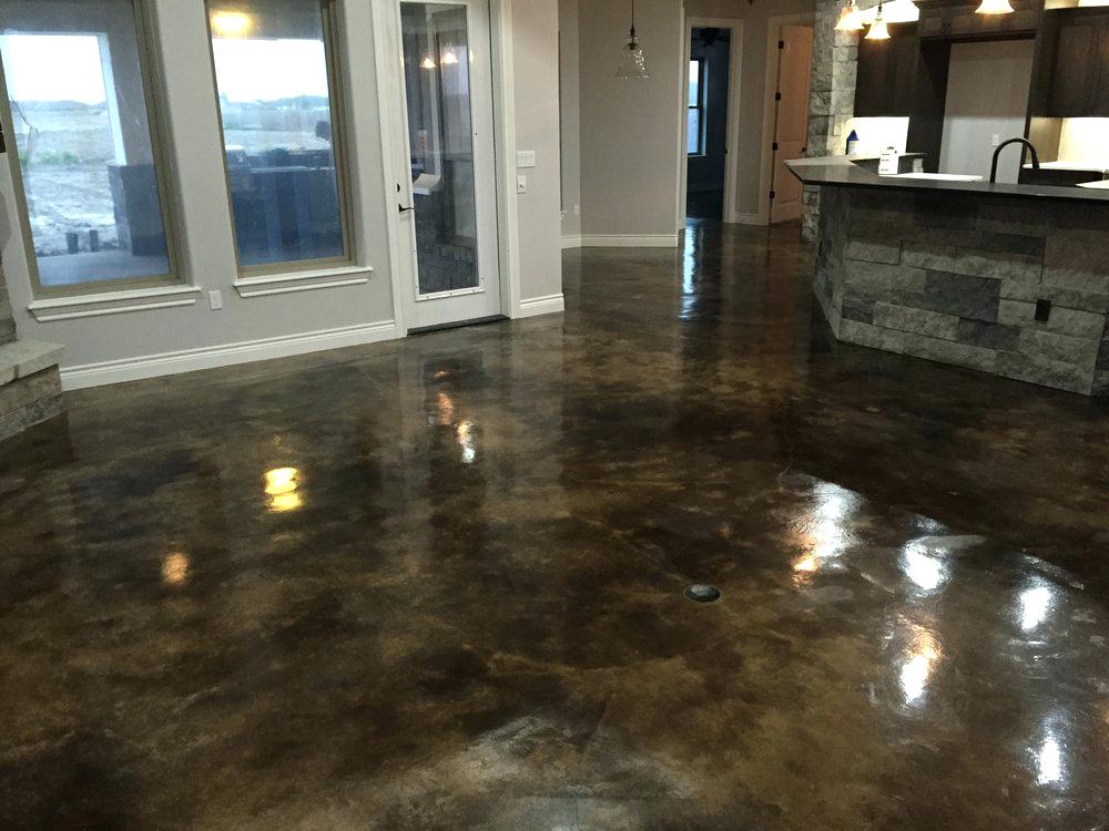 IntegrityConcr2's tweet image. Integrity Concrete of Kentucky offers a wide range of colors and styles when it comes to Acid Stain Concrete Flooring!