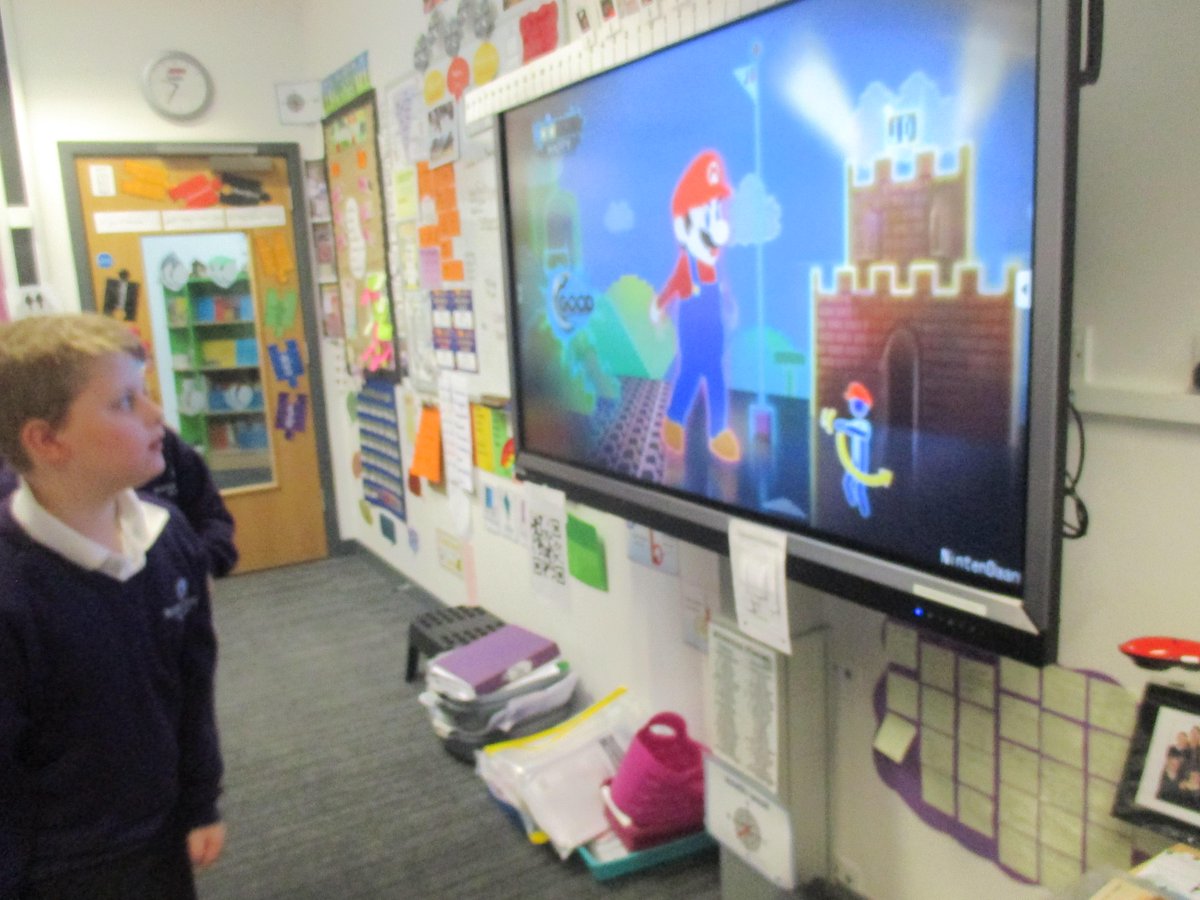 BeaconAcad's tweet photo. Y4 enjoyed a Mario-themed #activeburst this morning before their English lesson. I wonder which #dance they will choose tomorrow ... #exercise #fitness #active #JustDance https://t.co/SF9Vu33BxS