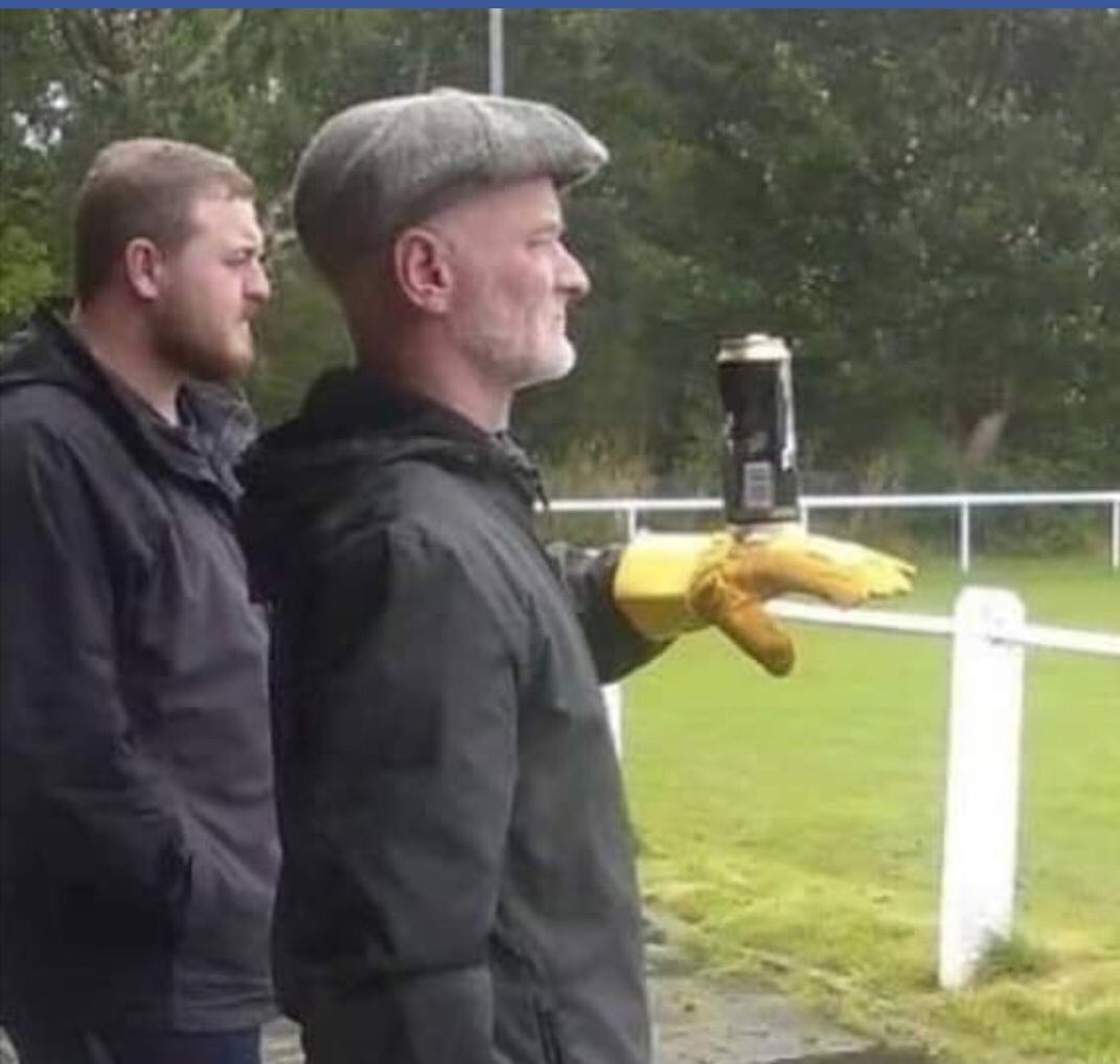 Very sad news about Finny. Never had the pleasure of meeting him, but the tributes speak volumes. Remember first seeing the photo of him with the can of Kestrel and pissing myself and the banner is a cracker. Thoughts are with you mate, hope somebody forwards this!💙💛💜