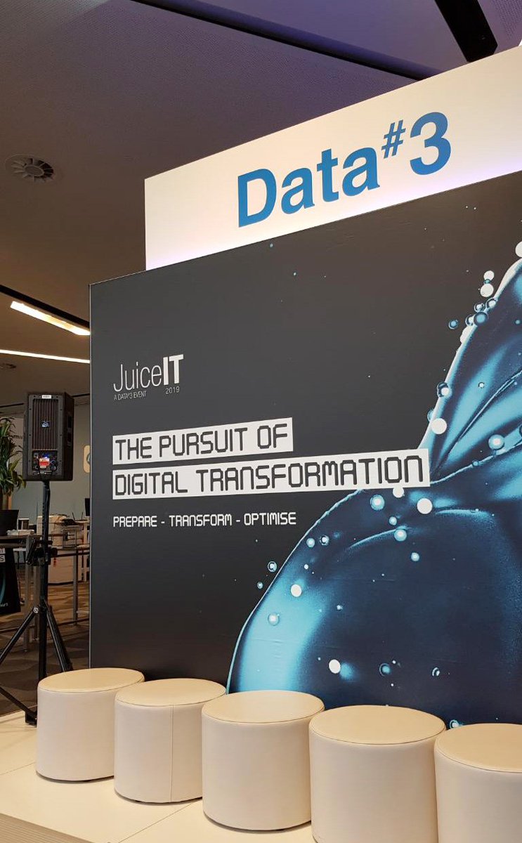 We’re all set up and ready for JuiceIT at the <a href="/AdelaideCC/">Adelaide Convention Centre</a>! Share your event experience and follow #D3JuiceIT for updates throughout the day.