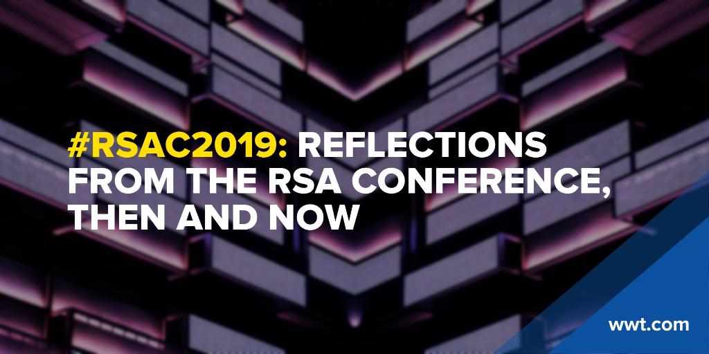 wwt_inc's tweet photo. .@cjkonrad: "Fourteen years after I attended my first RSA conference, I find many of the concerns more than a decade ago eerily similar to what’s top of mind for #security professionals today." 
https://t.co/iR9iX4NQd0 #RSAC19 https://t.co/79XDBSEnLQ