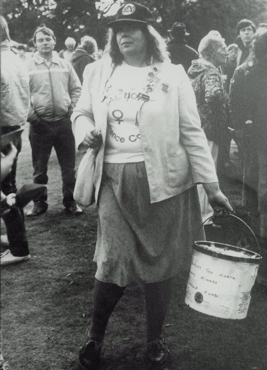 RyanOfStoke's tweet photo. 35 years ago today this woman found her voice, found her calling and along with many other great women took on the might of the state fighting for jobs & social justice!
#NSWAPC #NSMWAG #WAPC #BrendaProcter #MinersStrike #1984 #WomenOfTheWorkingClass https://t.co/k9bPLv7G9v