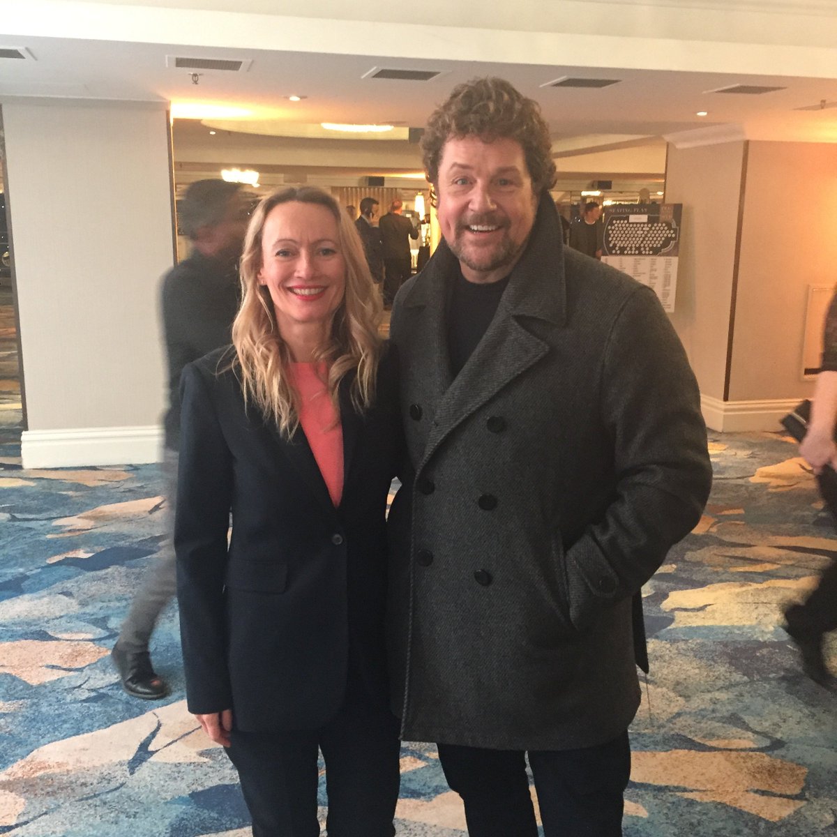 Johavingaball's tweet photo. Fabulous #television #radio #Awards @TRICawards Had to get a photo with a fellow 'Ball' :-) https://t.co/rzXRrmibkh