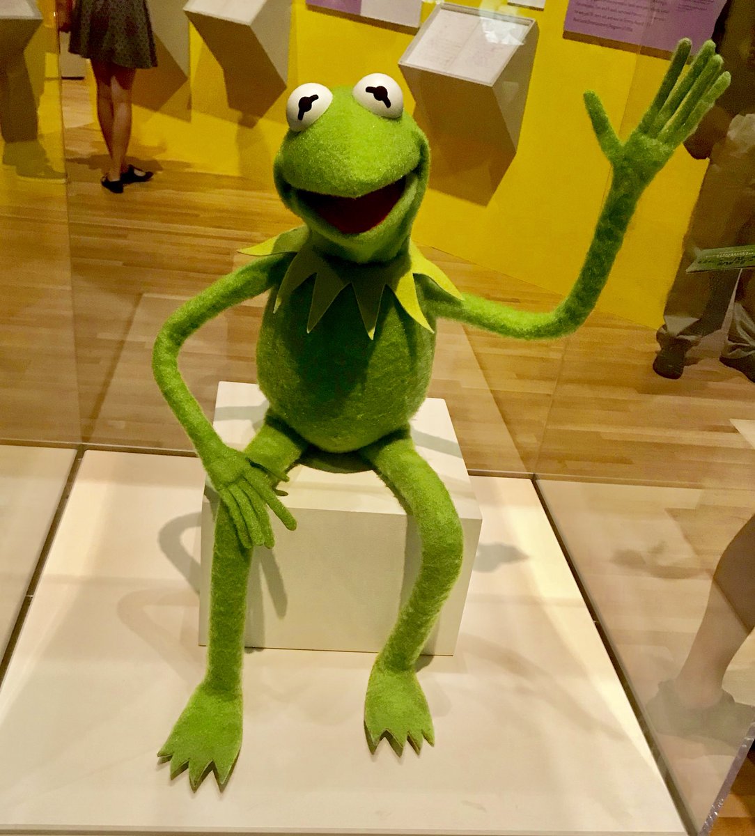 Hanging with <a href="/TheMuppets/">The Muppets</a> #Muppets #labyrinth #bowiebulge #DavidBowie #JimHenson #TheDarkCrystal #Kermit