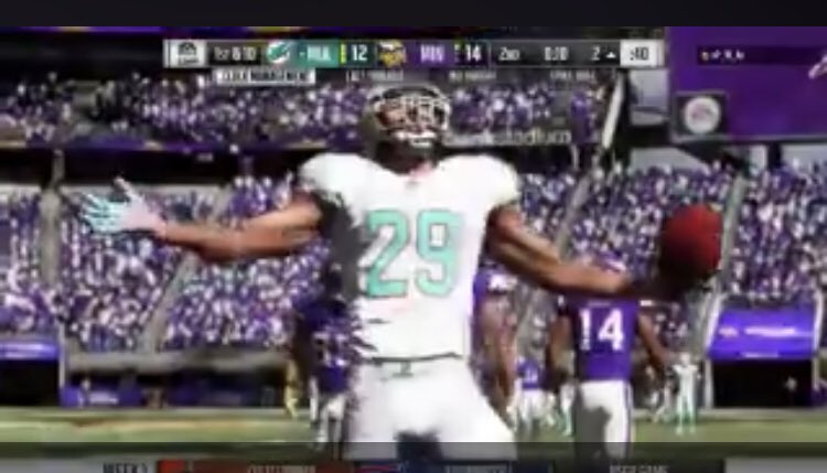 SPML_Bengalz's tweet photo. #SPML8 Wk1 Game ball goes to Minkah Fitzpatrick whose pick 6 right on half time helped close the deficit and swing some momentum back our way @SPML_CFM #letsgonephins https://t.co/M88WXk1VvO