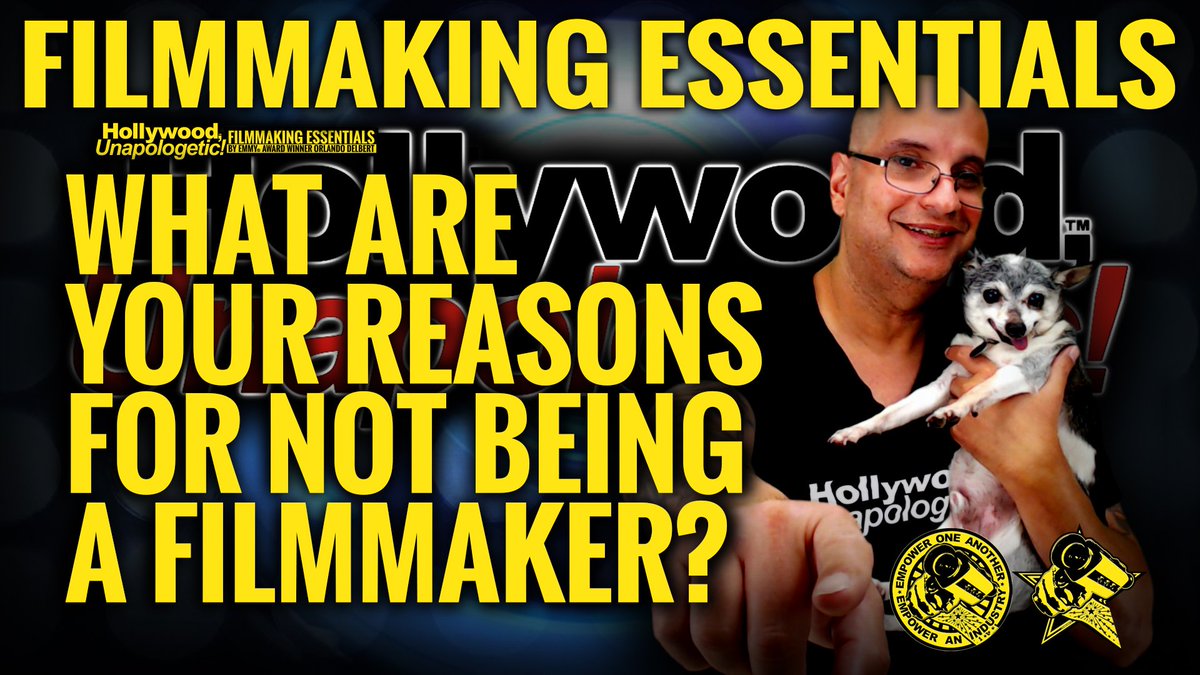 #FilmmakingEssentials: What Are Your Reasons For Not Being a Filmmaker? youtu.be/VCzZHgi_3n4 #HollywoodUnapologetic #NewHollywoodGeneration <a href="/orlandodelbert/">Orlando Delbert</a> #SupportIndieFilm #Filmmaking #WomeninFilm #IndieFilm #Film #FilmProduction #HollywoodLife