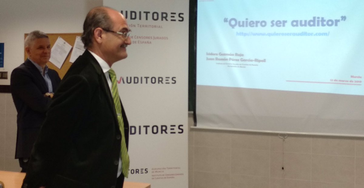 UCAM_Empresa's tweet image. Esta mañana en @UCAM_ADE en clase de #Auditoría, hemos recibido a miembros del @ICJCEAuditores #Murcia, que nos han dado una visión real de una profesión con futuro, la #Auditoría. Gracias por darle esta oportunidad a nuestros alumnos @UCAM