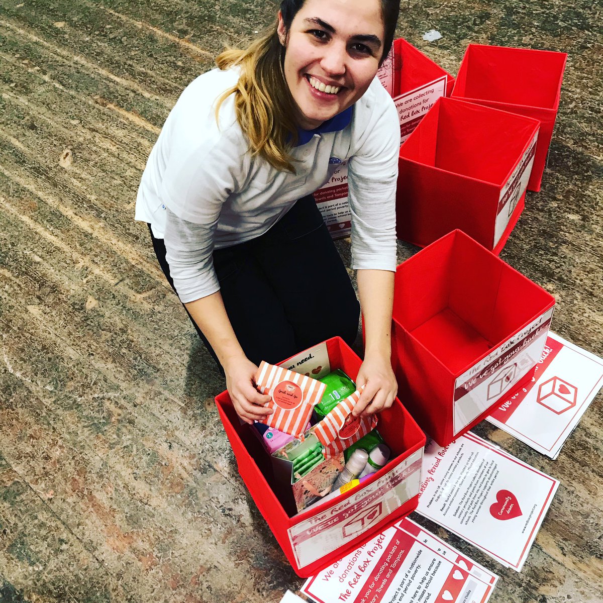 BoxDales's tweet image. Thank you to our wonderful team of helpers from Cromford Guides, working hard to prepare boxes for delivery this week. They had lots of great ideas for fundraising too. @RedBoxProject @Girlguiding #RedBoxProject #EndPeriodPoverty  #CommunityKindness #KindnessMatters