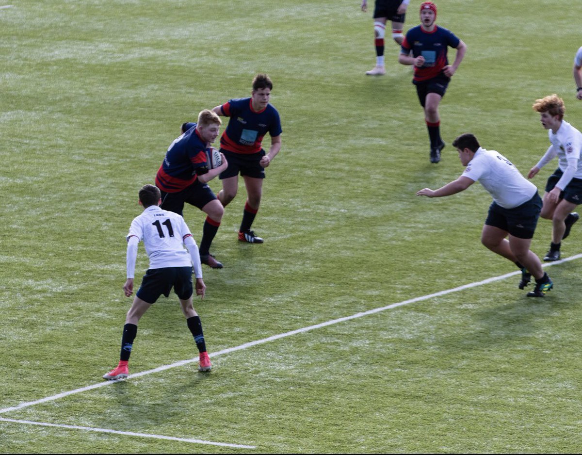 Jacob and his opposite number on Sunday 🏉 #Number3 #HeadToHead #FrontRow #Scrum #LoveAnActionShot