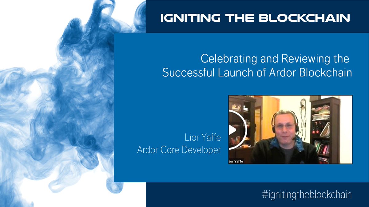 IgniteTheBlock's tweet photo. Lior Yaffe, core developer of NXT, Ardor, and Ignis joins @TheCryptoWoman to talk about the successful launch of Ardor Blockchain Platform and Ignis Child Chain. He addresses questions that have come up since the launch. #ignitingtheblockchain
https://t.co/2arC8nYhLP https://t.co/Sw6pZ2LdSp