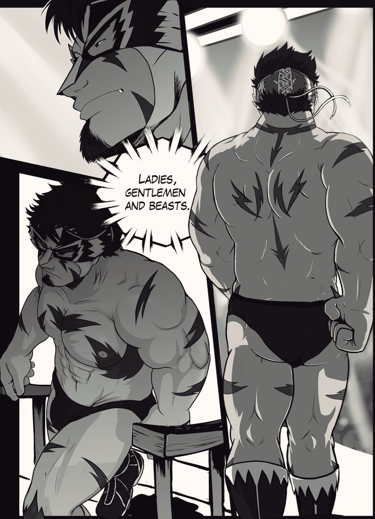 TigerLion_Art's tweet photo. "VS REYRING"  Page 2 &amp; 3 / 72
(NSFW COMIC/ Furry Bara Wrestling)
By @TigerLion_Art and @GrrrComics
Patreon https://t.co/VaIv8fAPf1
Available in the Store https://t.co/O3mD6sXugD
[English or Spanish]

 #Doujin #kemono #Reyring https://t.co/mihLB4GVA6