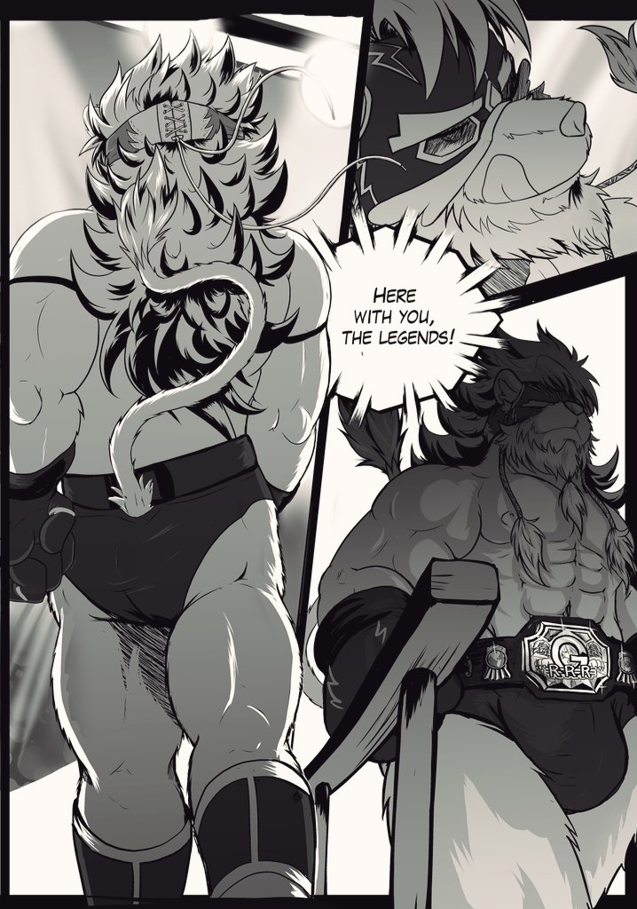 TigerLion_Art's tweet photo. "VS REYRING"  Page 2 &amp; 3 / 72
(NSFW COMIC/ Furry Bara Wrestling)
By @TigerLion_Art and @GrrrComics
Patreon https://t.co/VaIv8fAPf1
Available in the Store https://t.co/O3mD6sXugD
[English or Spanish]

 #Doujin #kemono #Reyring https://t.co/mihLB4GVA6