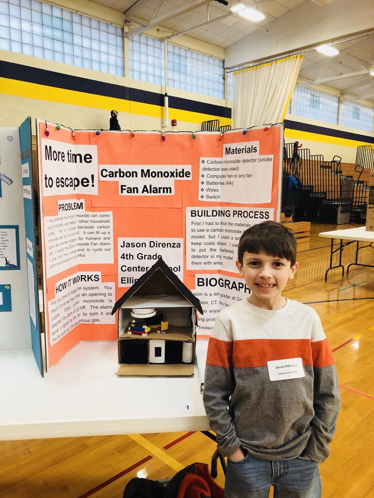 Center School inventors shining at the Ellington Invention Convention! #ellingcen