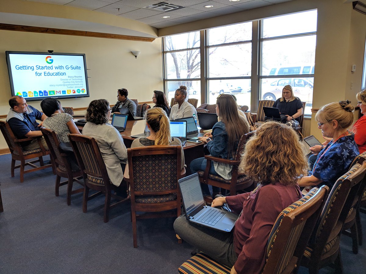 sbroyster's tweet image. Kicked off my 5th Google Certified Educator cohort today with 20 more @opelikaschools teachers. I can&apos;t wait to watch them grow through this journey! #MyOpelika #OpelikaEdTech