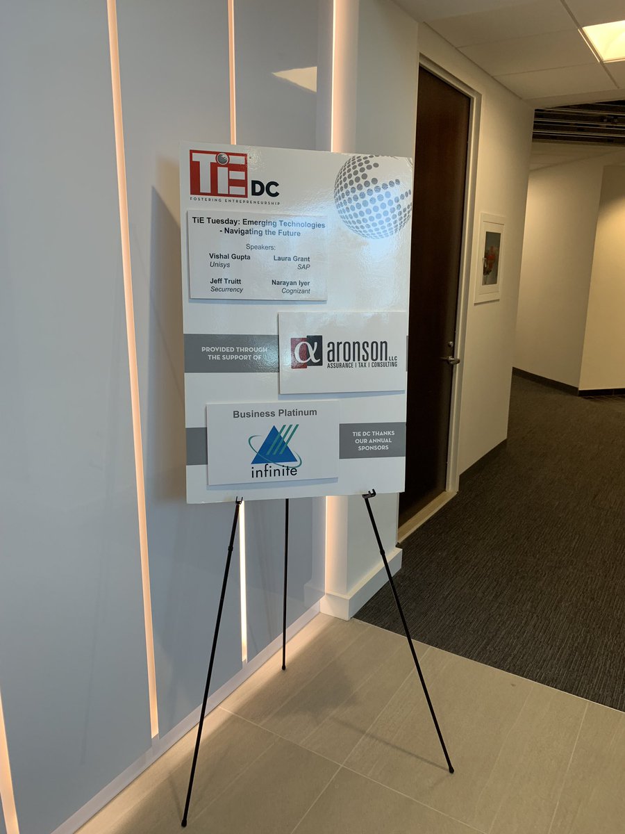 namachie's tweet photo. TiE event about emerging technologies https://t.co/VxoewKSkNP