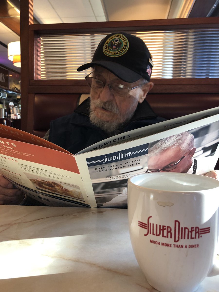 gbspringer's tweet photo. Decisions Decisions! So many great choices. #favoriteplacetotakedaddy@Silver_Diner https://t.co/xEQqA8J9Gb