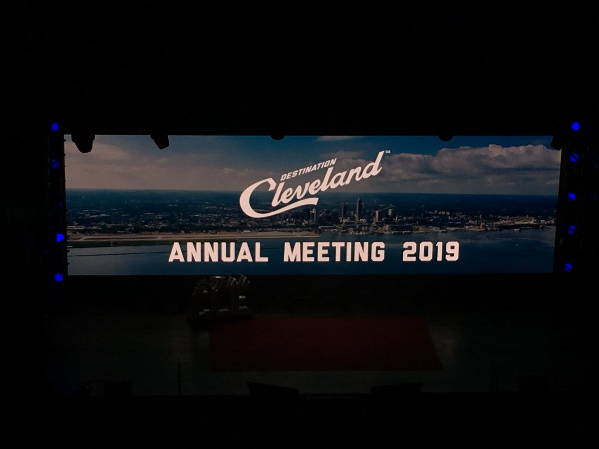 JenHennessey1's tweet image. For the 8th year in a row Cleveland has outpaced the nation and state in tourism, brought 18.5 million visitors to CLE this year and put on the #BlocklandCLE #blockchain conference gaining a 98% positive experience rating! 👏 #ThisIsCLE @TheCLE annual meeting