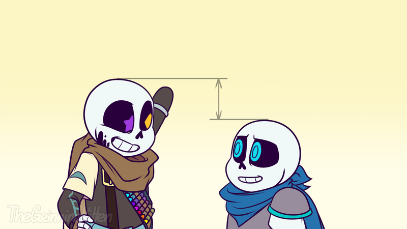 TheGrinningKitten on X: Came across people saying that Ink is taller than  Error because he's taller than Swap!Sans and Swap!Sans is the same height  as Error. Reminder: There are many different Swap!Sanses! (