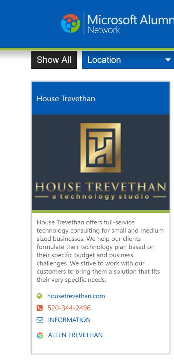 HouseTrevethan's tweet image. DYK that House Trevethan is a proud member of the Miscrosft Alumni Services? Check out our announcement here: buff.ly/2u0WbQJ  #HouseTrevethan #Microsoft #MSAlumni #microsoftalumni #services #IT #whitegloveservice