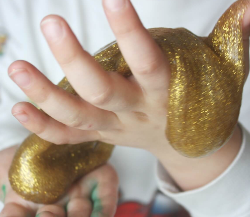 Looking for a STEM activity St. Patty's day activity? We're loving this glitter slime. Perfect for the end of a 🌈