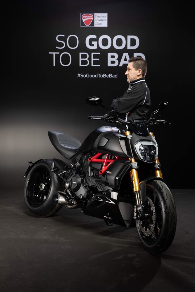 DucatiClub_Lodi's tweet photo. My name is Albanesi, Ivan Albanesi... and I am the President. #ducatimotor #ducati #diaveldoc
#diavel1260 #sogoodtobebad #desmoownersclub
#ipm2019 #ducatilodi #DocLodi https://t.co/tveYp549nP