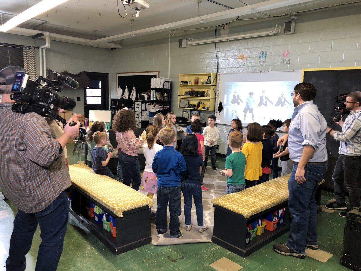 smithstrcs's tweet image. Several classes @TFAA_Rams participated in a @GoNoodle photo shoot today and they had the BEST time! Thanks so much to Mrs. Jordan, Mrs. Buttrey, Mrs. Heard, &amp;amp; Mrs. Wright for letting us dance with you all day! Watch for these famous faces soon! @ZMediaVentures @rucoschools