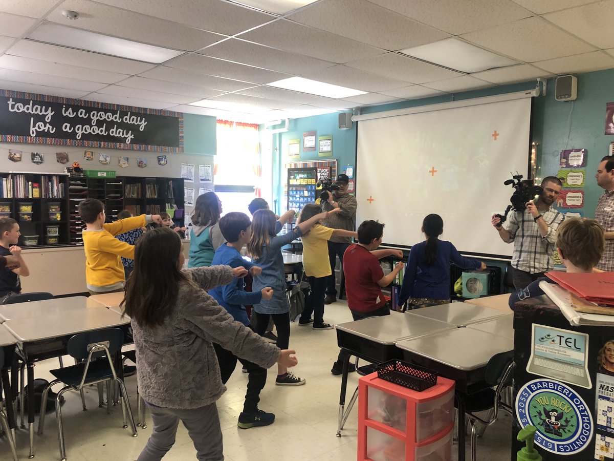 smithstrcs's tweet image. Several classes @TFAA_Rams participated in a @GoNoodle photo shoot today and they had the BEST time! Thanks so much to Mrs. Jordan, Mrs. Buttrey, Mrs. Heard, &amp;amp; Mrs. Wright for letting us dance with you all day! Watch for these famous faces soon! @ZMediaVentures @rucoschools
