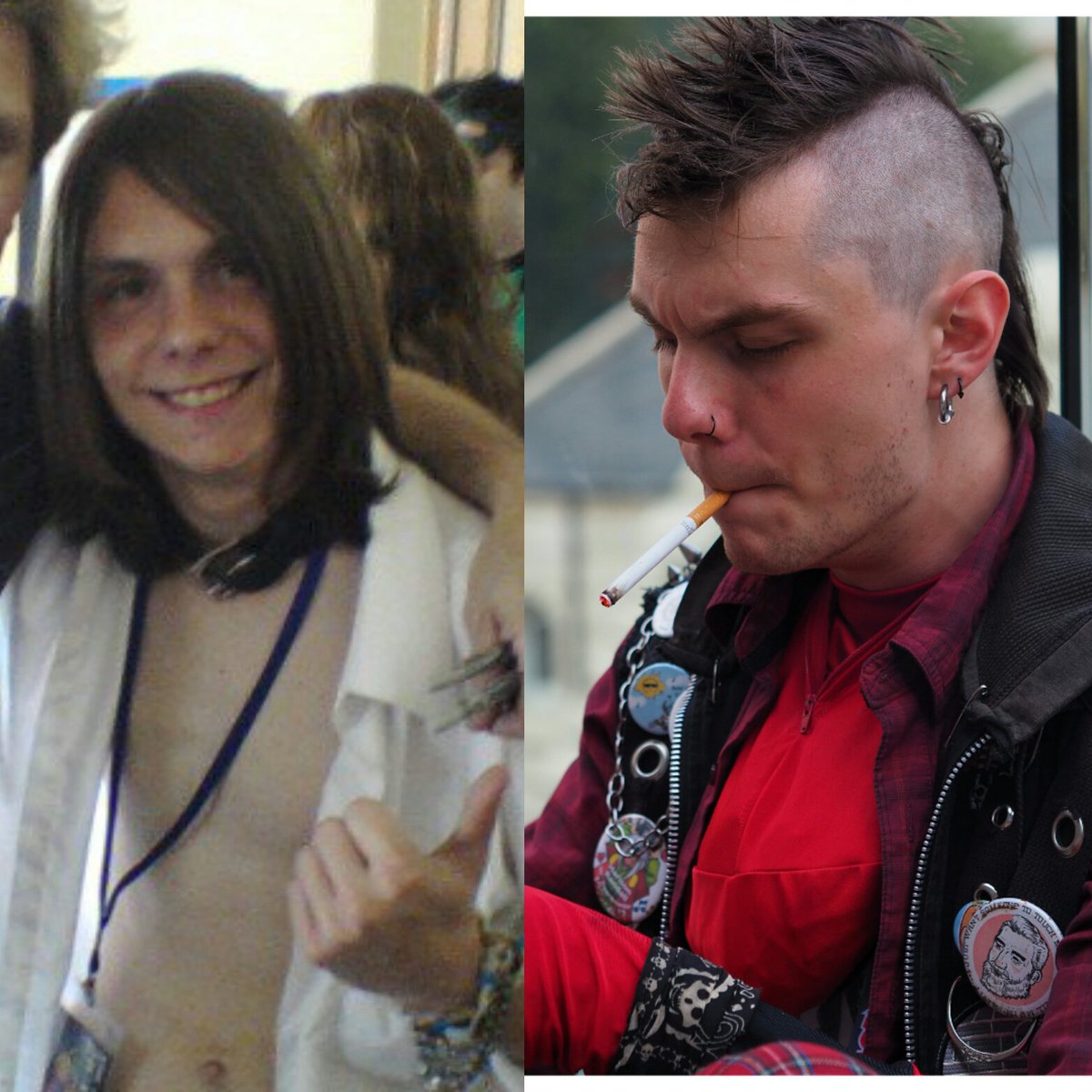 rebel_reality's tweet photo. Pics of me at my first con to me now #cosplay #cosplayer #cosplaying #Deadpool #deadpool2 #punkdeadpool #punkpool #punk #punkrock #xmen #wolverine #spiderman #comics #anime #Convention #firstconvention #ComicCon #SacAnime #realityrebel #mrmcdeath #mrmcrealitrebel #nikolasmaddox https://t.co/trjnxrbzep
