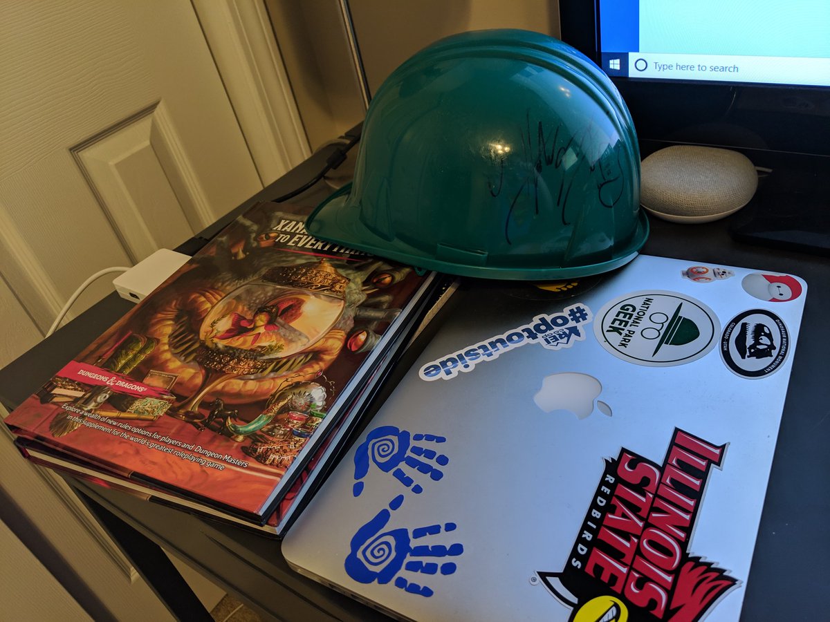 Jalltop7's tweet photo. Hey, I'm an engineer I can wear this hat signed by @hankgreen and @shinisomara right?

Wife: you are a software engineer...plus some dude licked that hat....just no https://t.co/VJ7xHb4aNA