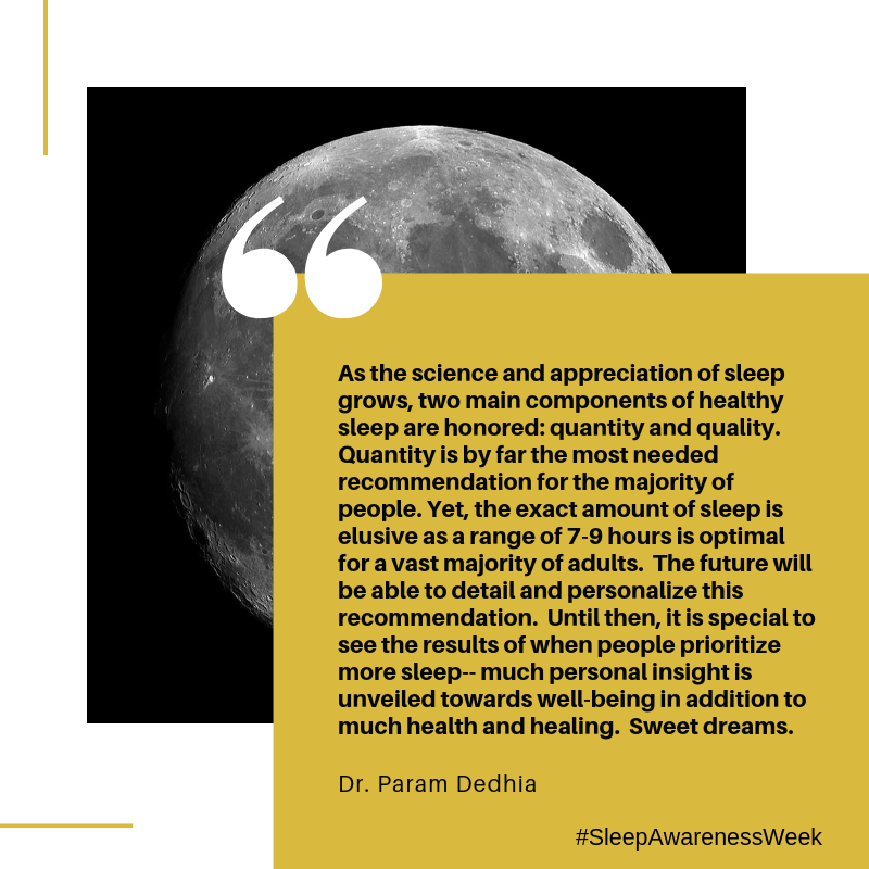 ACLifeMed's tweet photo. Sleep plays a crucial role in overall #wellness. To learn more this #SleepAwarenessWeek, we reached out to #sleep expert Dr. Param Dedhia. How many hours per night are you averaging? #YourDayBeginsWithSleep https://t.co/oyFut6N3F0