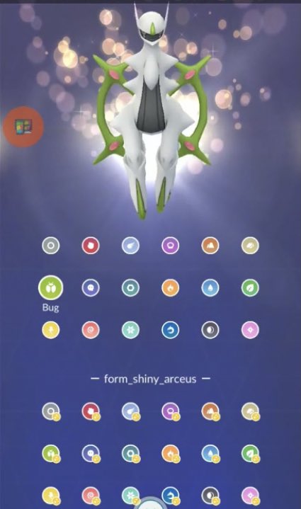 Amigos Pokémon GO on X: (2/5) Arceus 🗻Tierra 🗿Roca 🐛Bicho 👻Fantasma   / X