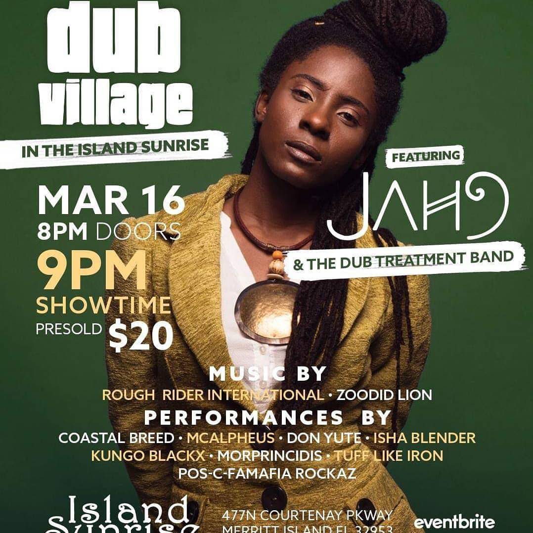 YemadF's tweet photo. March 16, 2019 8pm Jah9 live in concert at Island Sunrise in Merritt Island, Fl. Come see one of the best reggae artist perform in Brevard County. Save this date!!! #Yemad Tickets are just $20.@YemadFL #Facebook #Instagram @YemadF #Twitter 
https://t.co/tuQQtZzyIj https://t.co/Be2QaiiozV