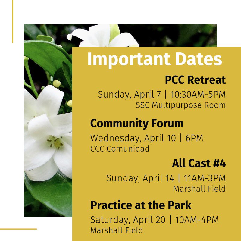 ucsdkp_pcc's tweet image. Want to know what’s coming up next on the PCC Calendar? Look no further, the important dates are here! Just put these dates into your Passion Planners and Google Calendars, stay in the know and trust the process! (*´・ｖ・) These events are MANDATORY for those in PCC!