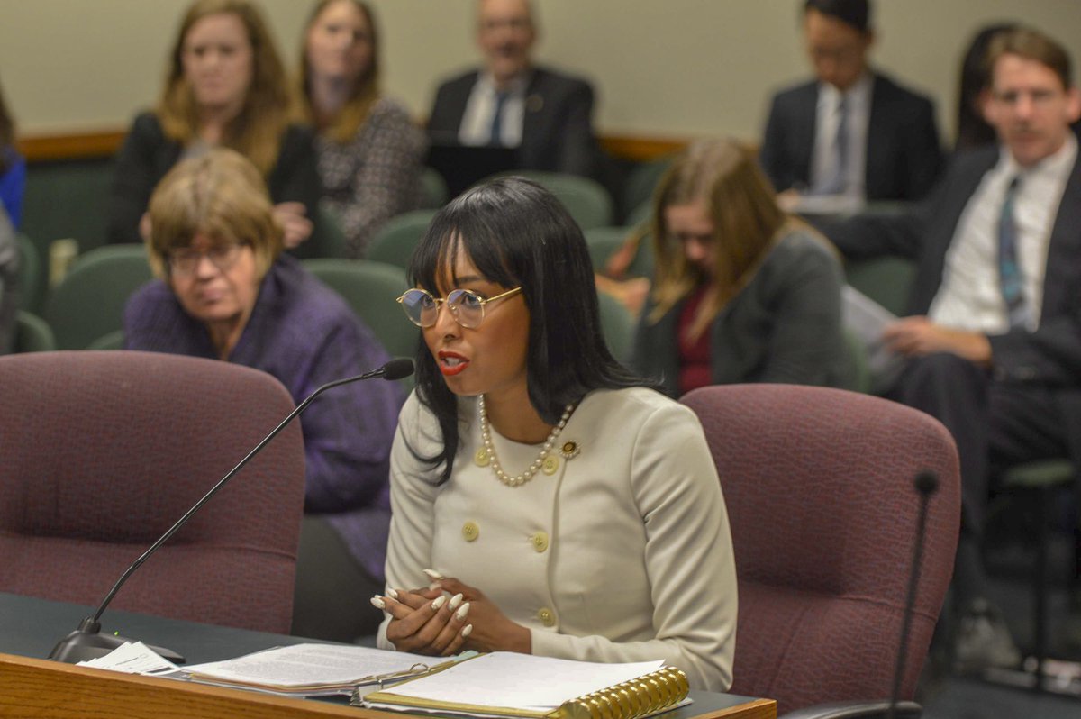 CoraFaith4MO's tweet photo. Thank you to the members of the committee for hearing #HB309, as well as everyone who came out to testify. I look forward to partnering with stakeholders and colleagues of the MO legislature to work to end child hunger in Missouri. 
#NoMOhungrykids #moleg https://t.co/AYL4CVxj6H