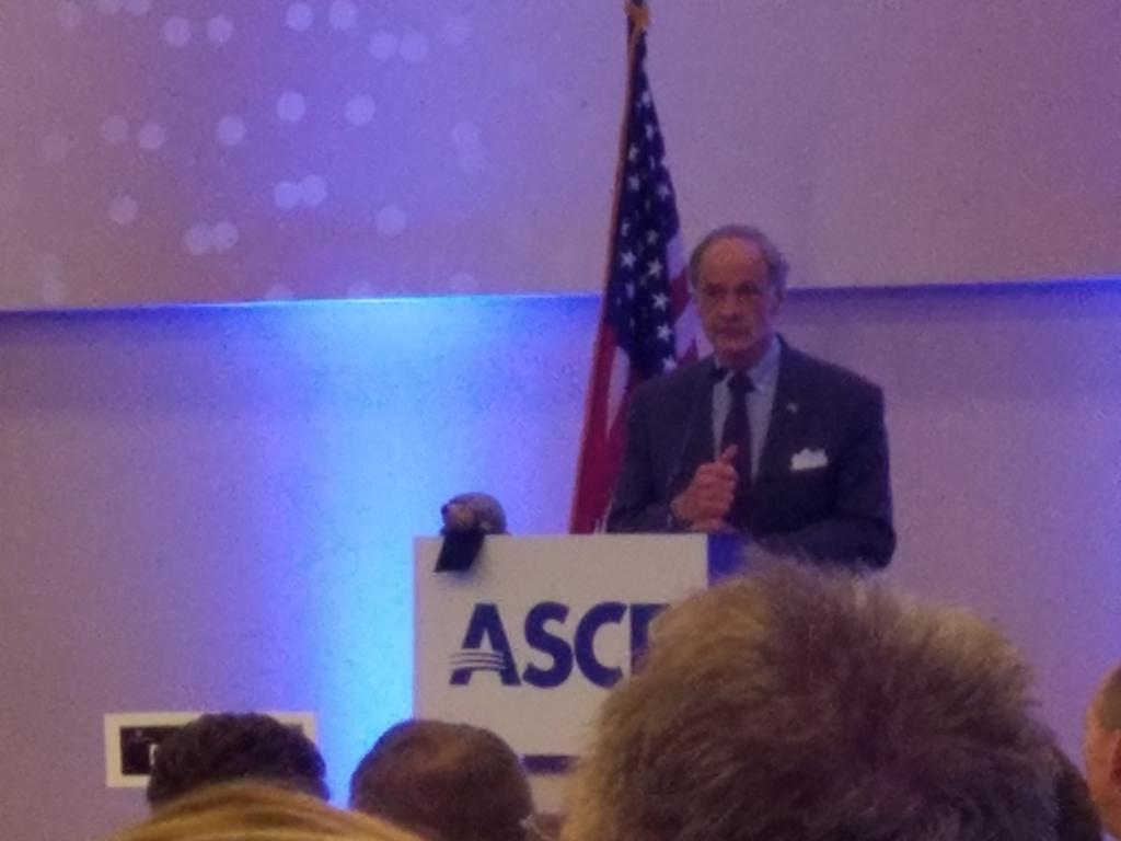 mdpniewski's tweet photo. Keynote speaker for ASCE Fly-in is Sen. Tom Carper of Delaware.  Great to hear of his deep understanding of infrastructure.  #ASCE2DC https://t.co/PMmOgHYqBI