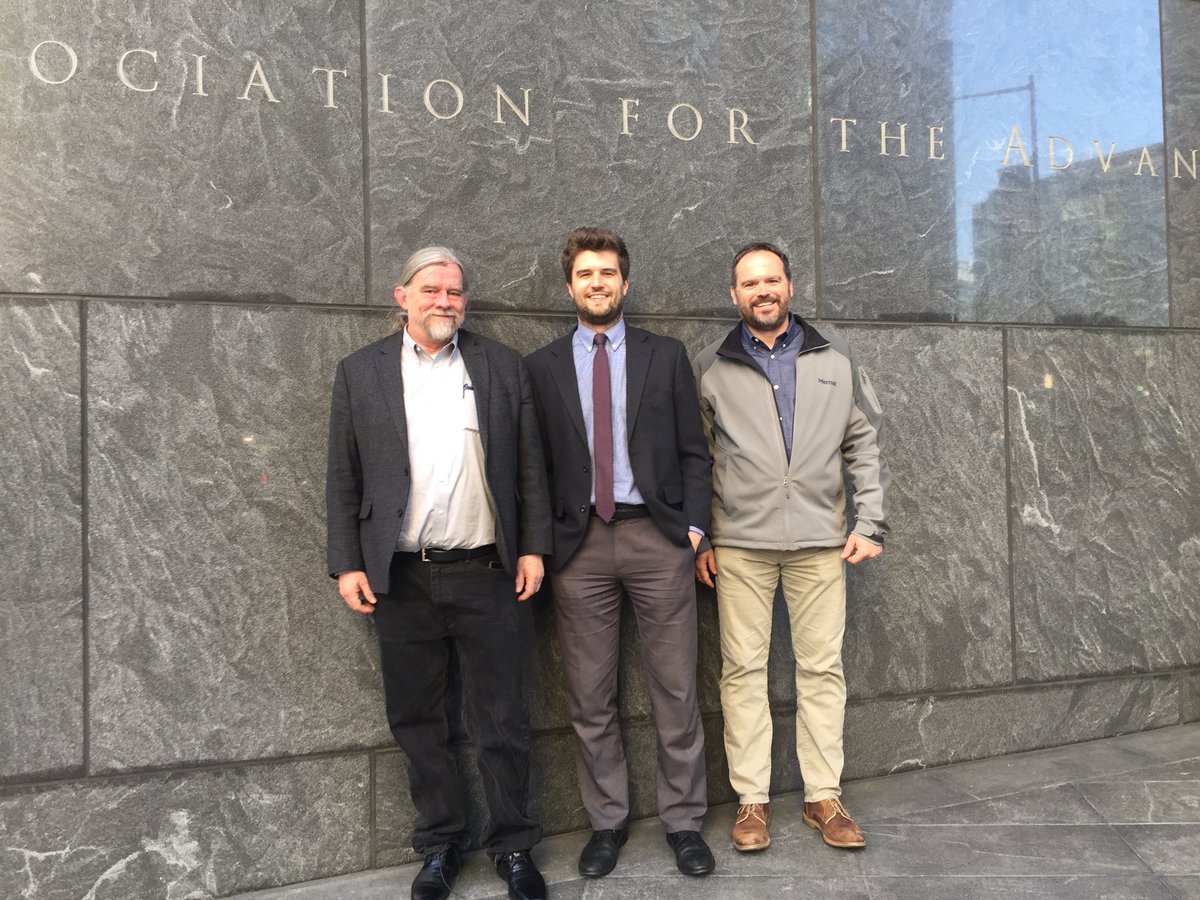 ASA_SciPol's tweet photo. Looking forward to a productive #climatescienceday w @lynyrdsmyth @SteveRSain (& thx to @AAAS_GR for hosting preparation) #sciencetoinform https://t.co/sApZXACdd7
