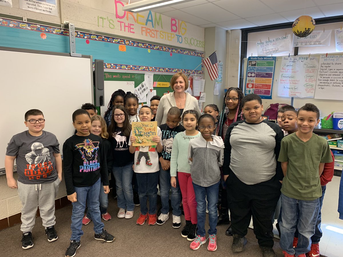B5CastleHills's tweet photo. @pam_pdnolte We loved having you as a mystery reader!  Thank you for reading Not Your Typical Dragon 🐉 to our CH dragons! #WEread #chdreambuilders https://t.co/NsuXeNNBik