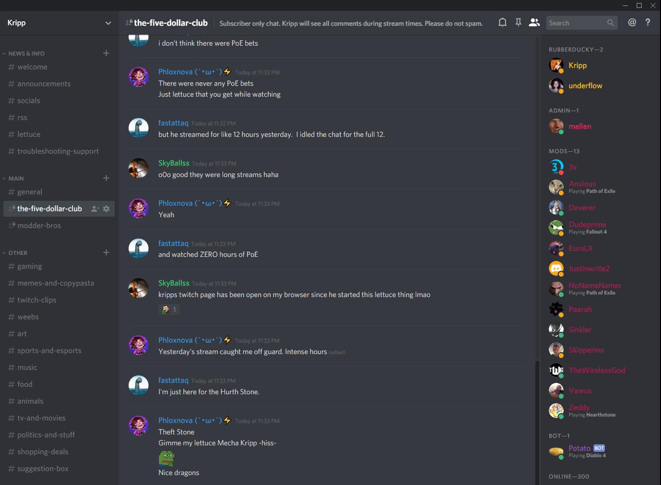 Kripparrian on X: Our Discord just got a facelift! Come check it out, more  features coming soon (lettuce checking and live notifications)!    / X