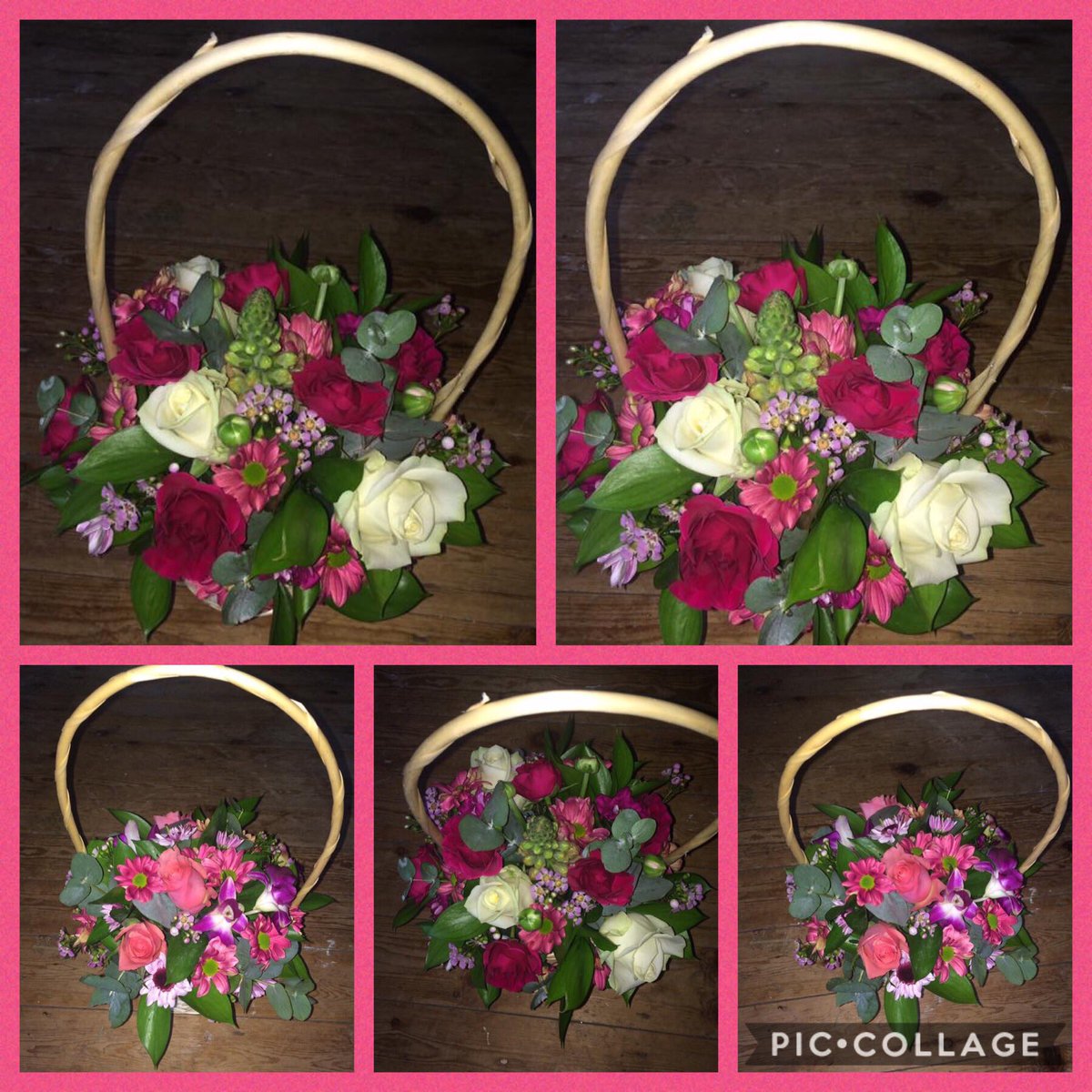 Gorgeous #Mothersday2019 #flower baskets rootstoroses.co.uk via Facebook or call 07411 423 087 #discoverwellingborough